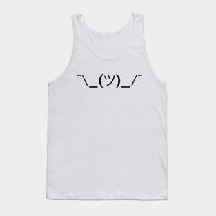 *shrug* ASCII emoji Tank Top